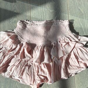 Pink Ruffled Women's Skirt
